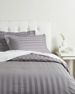 Promo 👏 Westport 1000TC Cotton Stripe Duvet Set Home Duvet Inserts & Duvets ✔️