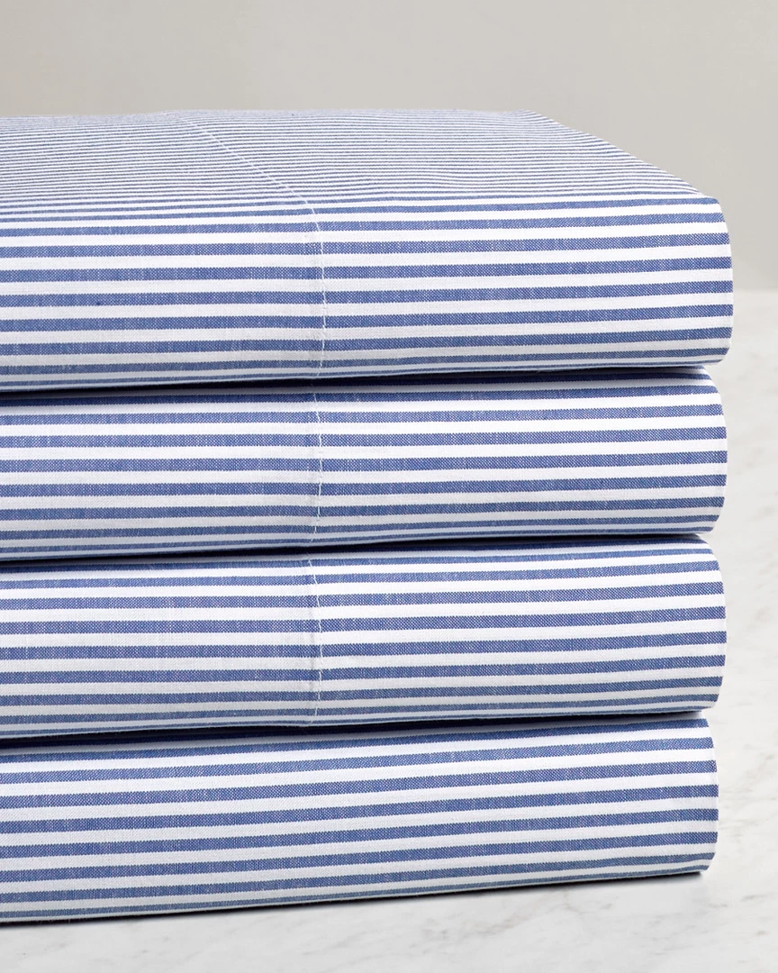 Hot Sale π₯° Westport Yarn Dye Stripe Cotton Sheet Set Home Sheets βοΈ