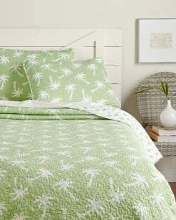Promo 🥰 Westport Panama Jack Palm Beach Quilt Set Home Comforters & Quilts 🤩