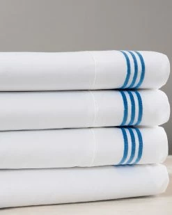 Coupon 👏 Westport 300TC Hotel Embroidered Sateen Sheet Set Home Sheets 😀