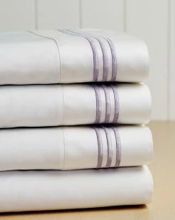 Best Sale ✔️ Westport 300TC Hotel Embroidered Sateen Sheet Set Home Sheets 😉
