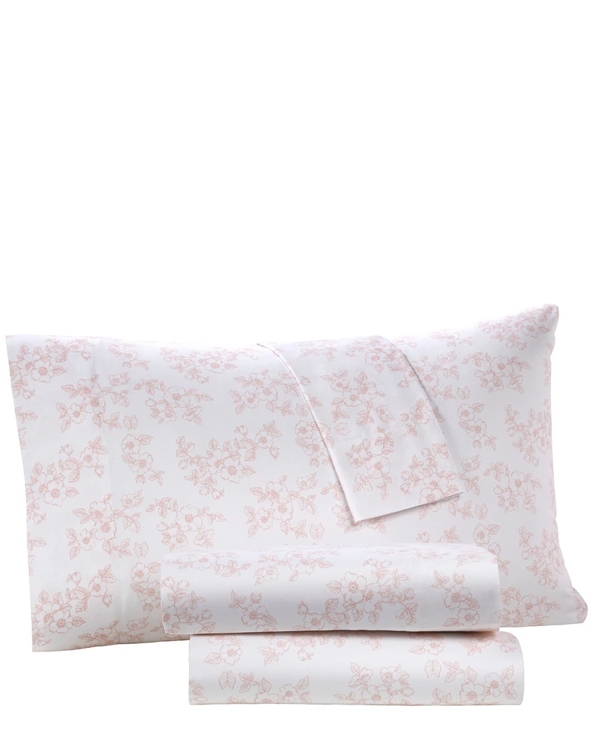 Promo โค๏ธ Westport 500T Organic Printed 4pc Sheet Set Home Sheets ๐