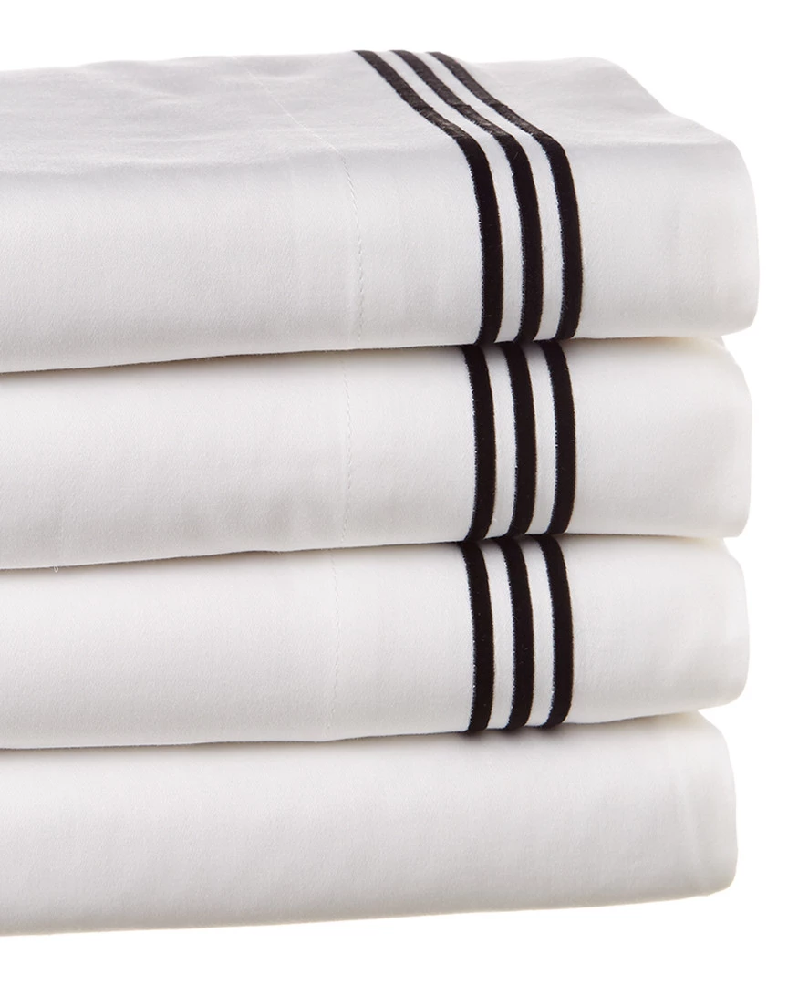 Budget ๐ Westport 300TC Three Line Merrow Embroidered Sheet Set Home Sheets โจ