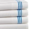 Wholesale 🌟 Westport 300TC Three Line Merrow Embroidered Sheet Set Home Sheets 😉