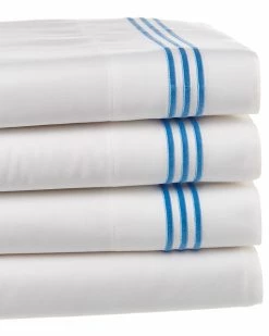 Wholesale 🌟 Westport 300TC Three Line Merrow Embroidered Sheet Set Home Sheets 😉