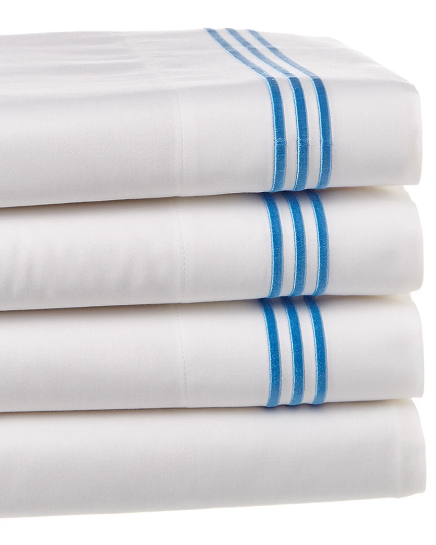 Wholesale ๐ Westport 300TC Three Line Merrow Embroidered Sheet Set Home Sheets ๐