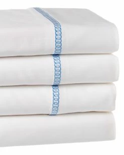 Budget 🎁 Westport 300TC Circle Link Embroidered Sheet Set Home Sheets 🧨