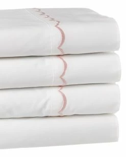 Best Sale ✔️ Westport 300TC Scallop Embroidered Sheet Set Home Sheets 🧨