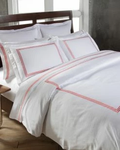 Outlet π₯° Westport 300tc 3-Line Embroidered Cotton Duvet Set Home Sheets π§¨