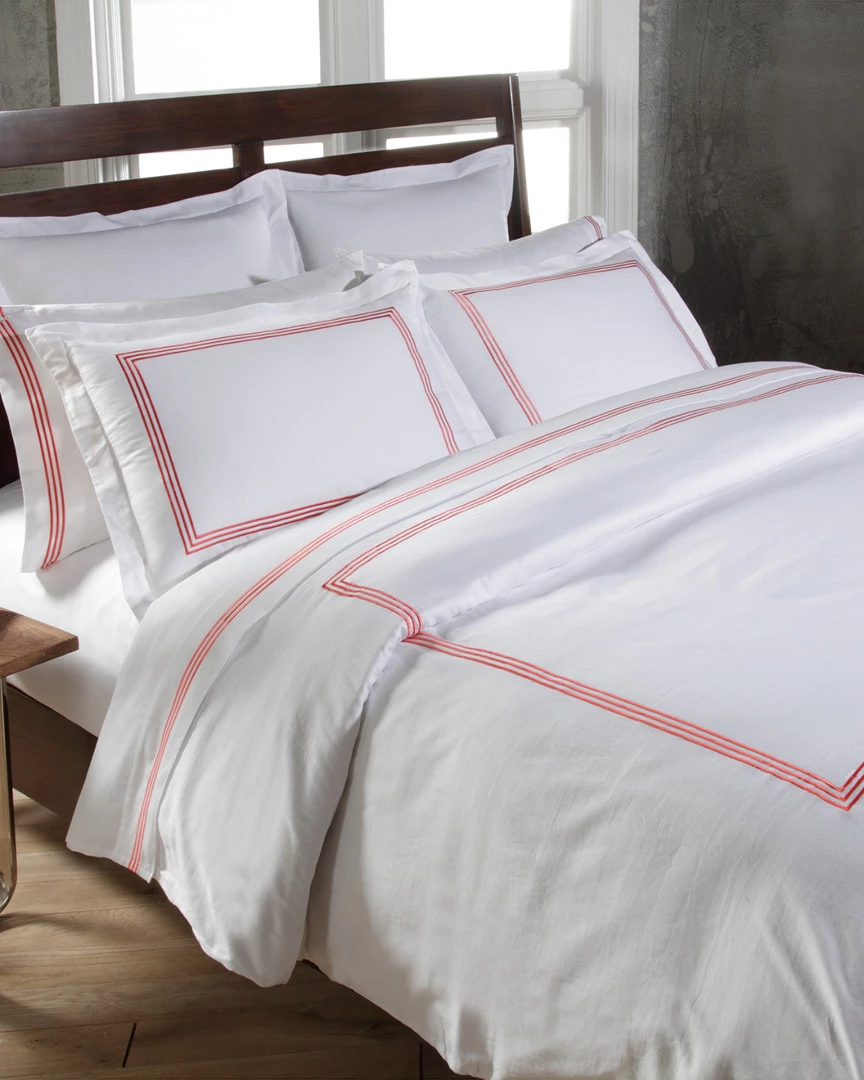 Outlet ๐ฅฐ Westport 300tc 3-Line Embroidered Cotton Duvet Set Home Sheets ๐งจ