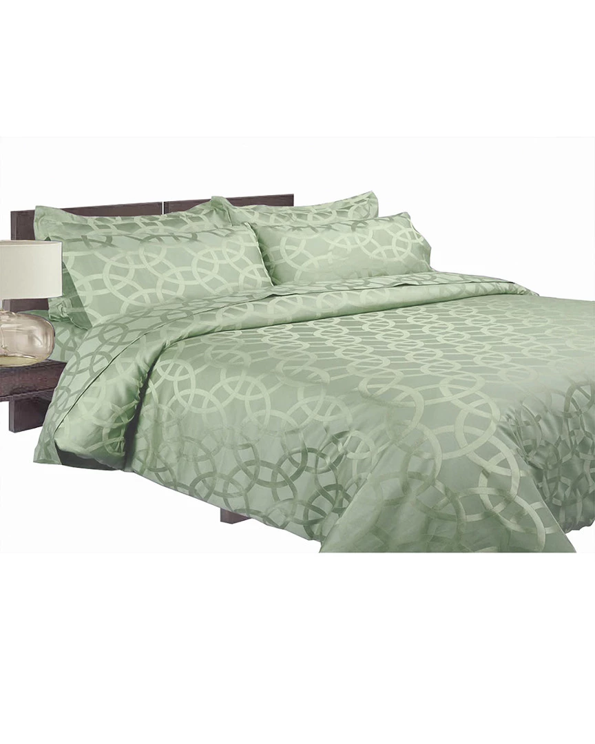 Coupon ❤️ Westport 300tc Ring Jacquard Cotton Duvet Set Home Sheets ⌛