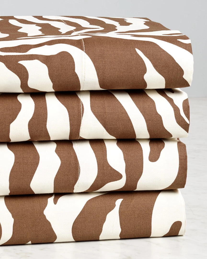 Brand new ๐ Westport 500T 100% Cotton Animal Print 4pc Sheet Set Home Sheets ๐