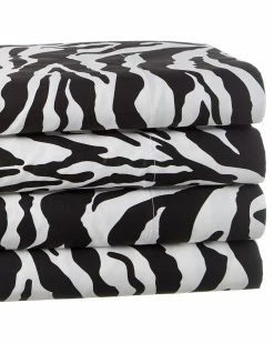 Discount 💯 Westport 500T 100% Cotton Animal Print 4pc Sheet Set Home Sheets 🤩
