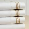 Hot Sale ❤️ Westport 300TC Hotel Embroidered Sateen Sheet Set Home Sheets 😀
