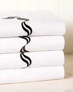 Budget 👏 Westport 300TC Scroll Cotton Percale Sheet Set Home Sheets ⭐